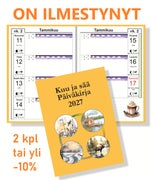 2027 Kuu ja s&auml;&auml; P&auml;iv&auml;kirja