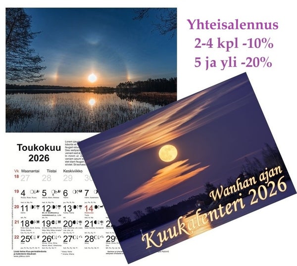 Wanhan ajan Kuukalenteri 2026